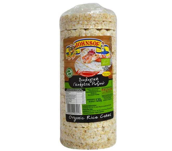 Johnsof Organic Rice Cakes 120Gr