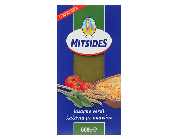 Mitsides Lasagne Verdi 500Gr
