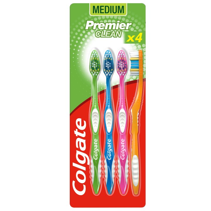 Colgate Toothbrush Premier Clean X4