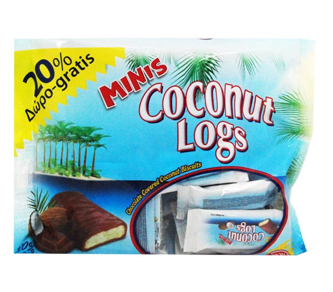 Frou Frou Minis Coconut Logs 18Pcs 190Gr
