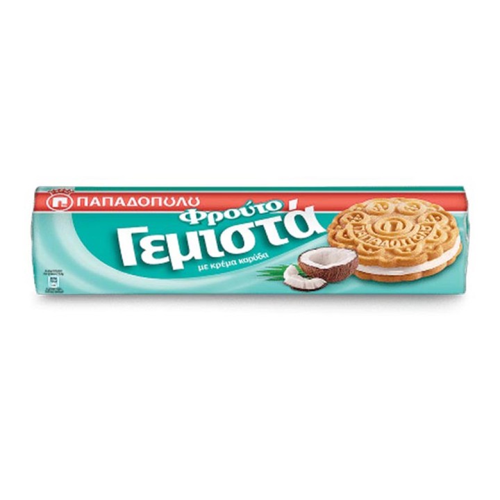 Papadopoulos Biscuits Coconut Cream 200G