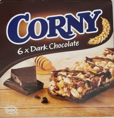 Corny Bars Dark Chocolate 6Pcs