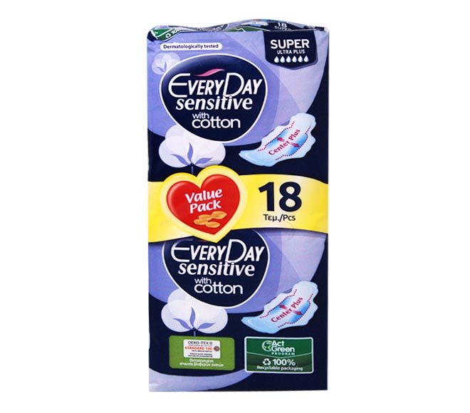 Everyday Sensitive Super Ultra Plus18Pcs