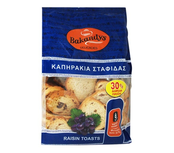 Bakandys Raisin Toasts 270Gr