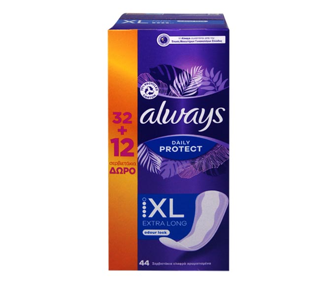 Always Daily Extra Large 32+12 Pcs