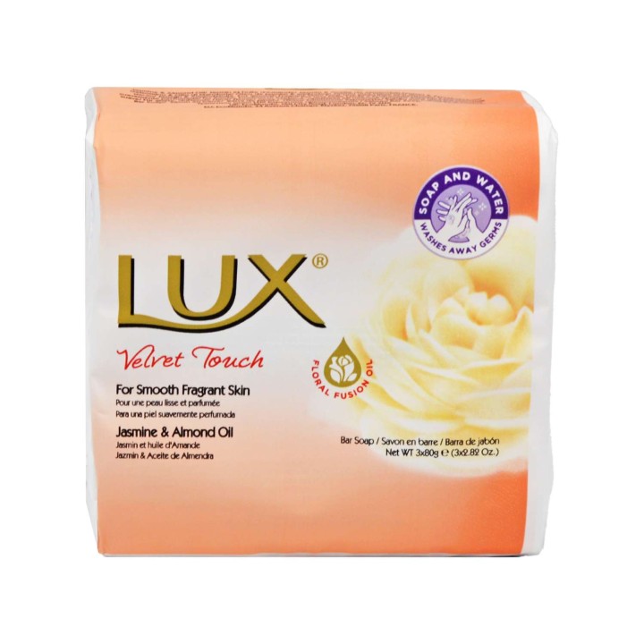 Lux Soap 3X80Gr - Velvet Touch