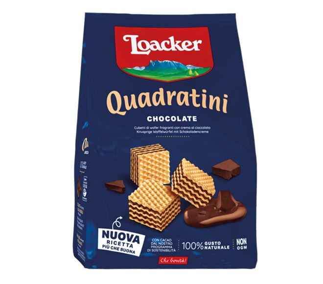 Loacker Quadratini Chocolate 250Gr
