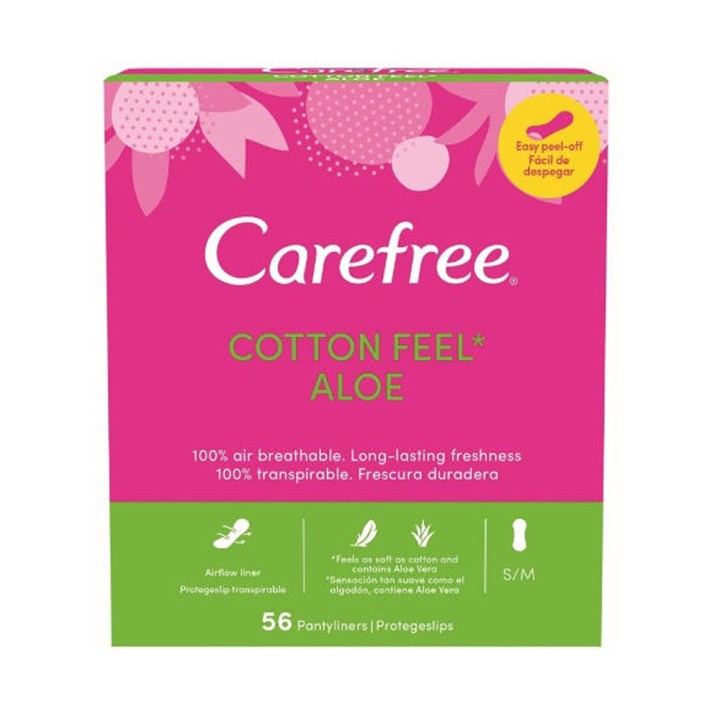 Carefree Catton Fell Aloe Vera 56 Pcs