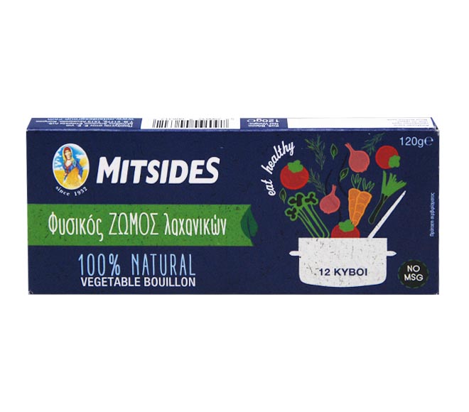 Mitsides Natural Vegetable Bouillon12Pcs