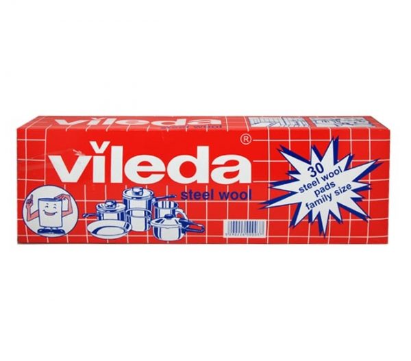 Vileda Steel Wool 30Pcs