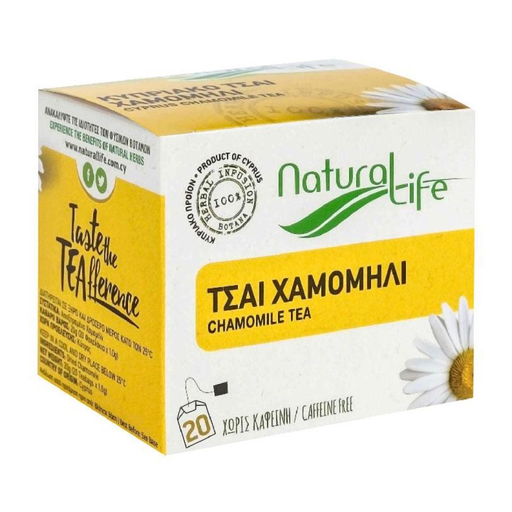 Natural Life Chamomile Tea 20Pcs