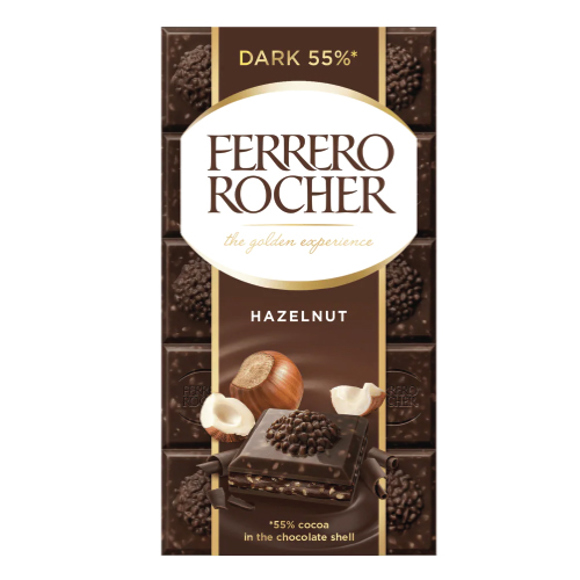 Ferrero Rocher Dark Hazelnut 90Gr
