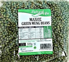 Natural Life Green Mung Beans 500Gr