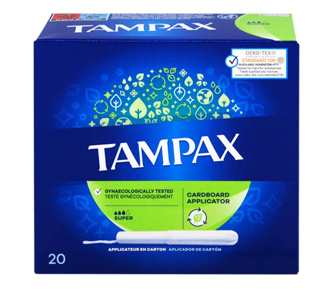 Tampax Super Tampons 20Pcs