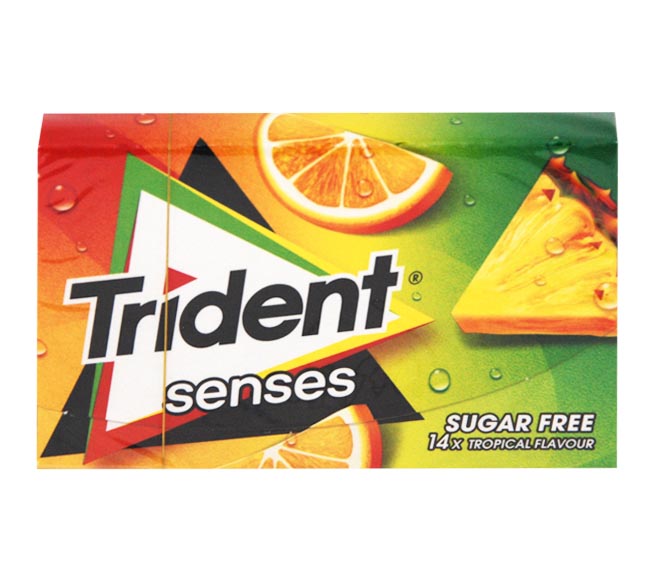 Trident Senses Tropical Sugar Free 27Gr
