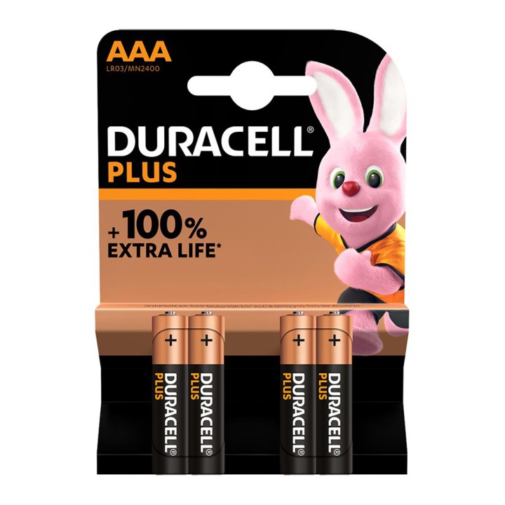 Duracell Plus Aaa 4Pcs