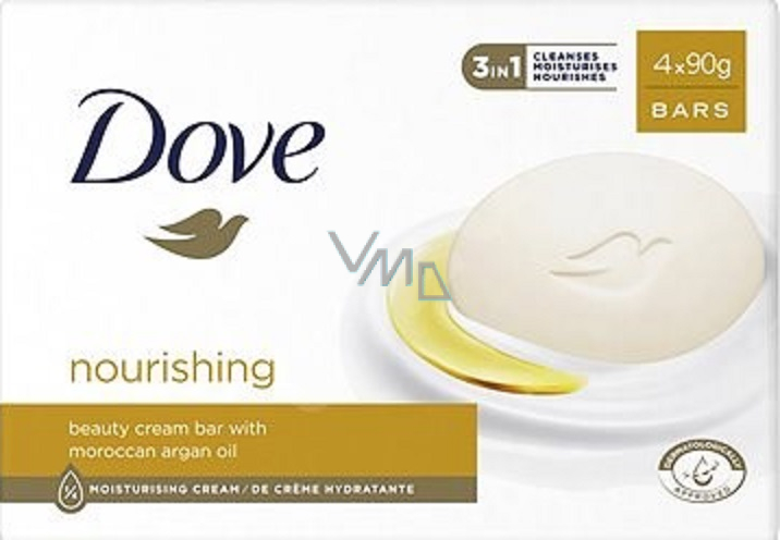 Dove Soap Cream Oil 4X90Gr