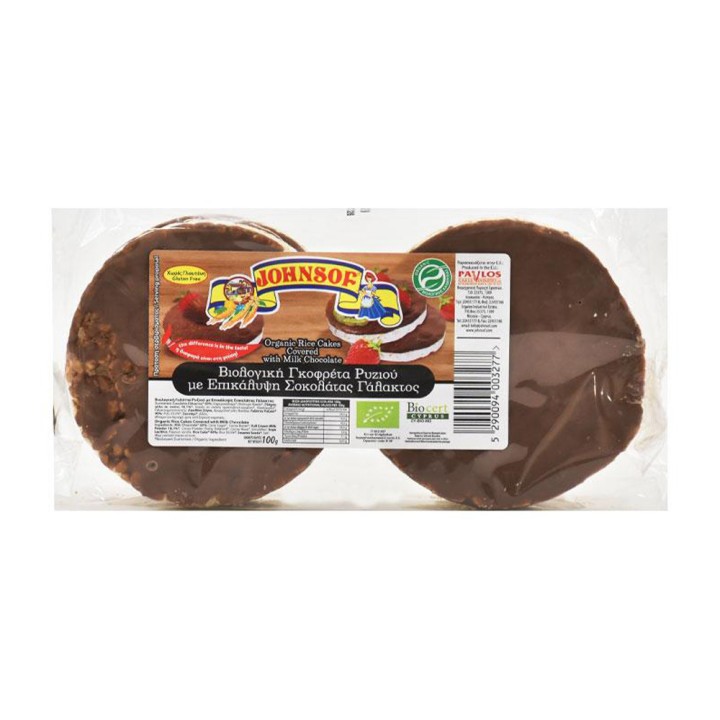 Johnsof Rice Cakes Black 100Gr