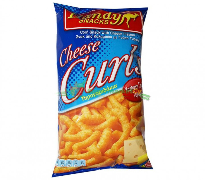 Handy Snacks Cheese Curls 180Gr