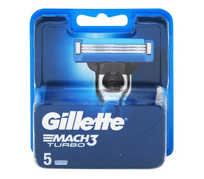 Gillette Mack 3 Turbo 5Pcs Shaving Blades