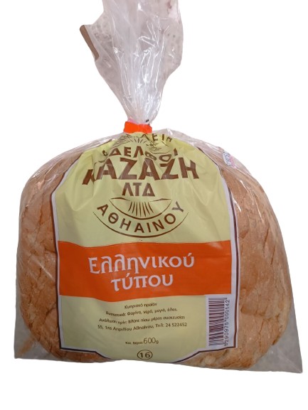 Bros Kazazi Sliced Greek Bread 600Gr
