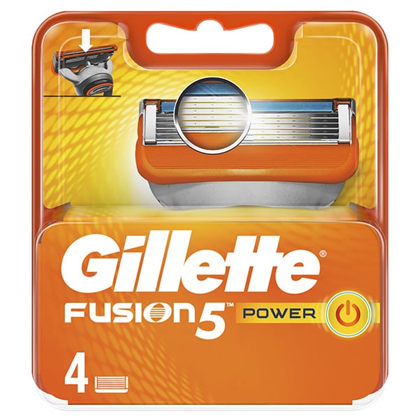 Gillette Fusion 5 Power Blade 4Pcs