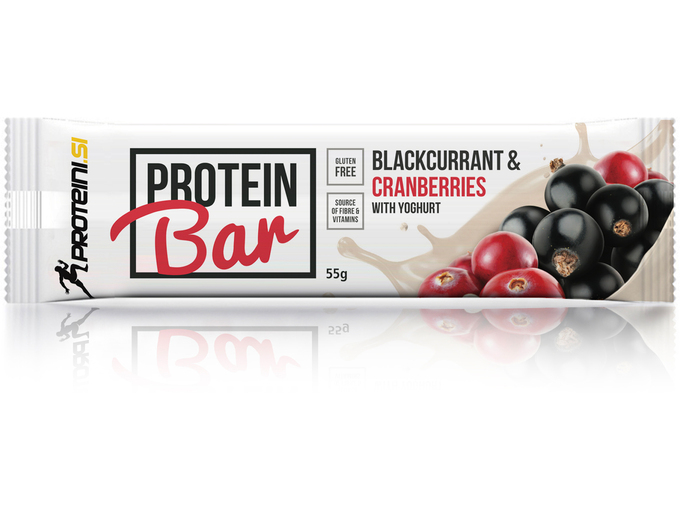 Protein Bar Blackcurrant Milk Choco 55Gr