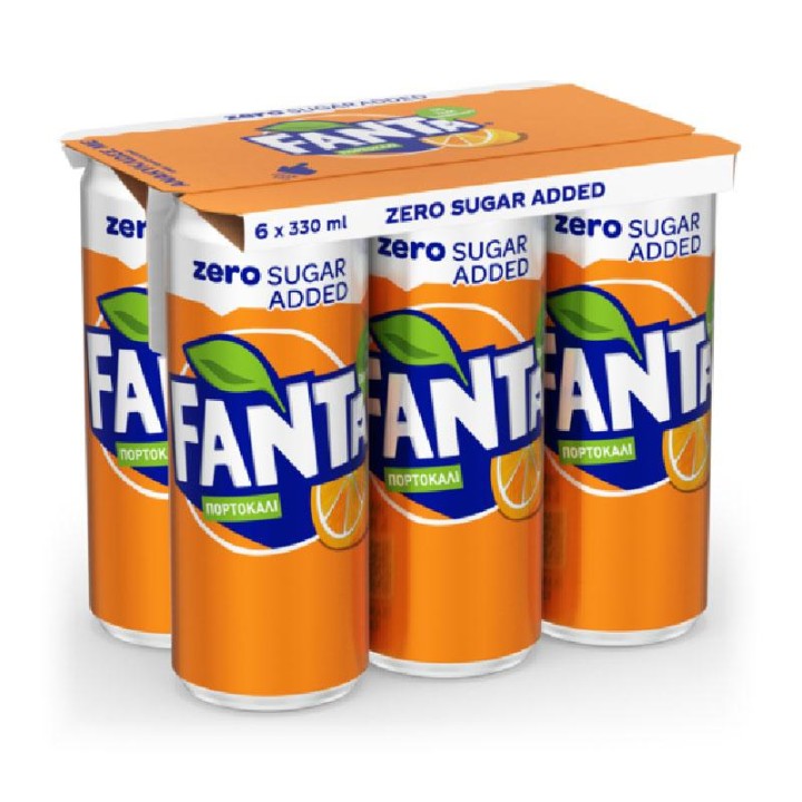 Fanta Zero Sugar Added 6X330Ml