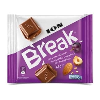 Ion Break Raisin Almond Hazelnuts 85Gr