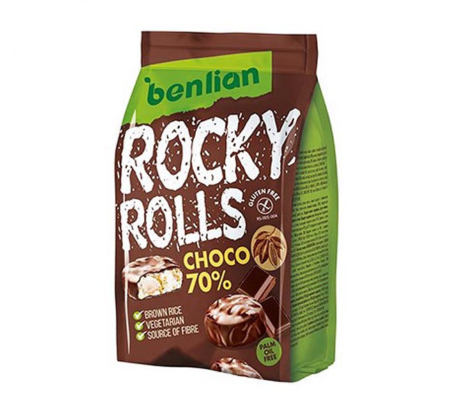 Rocky Rolls Choco 70% 70Gr