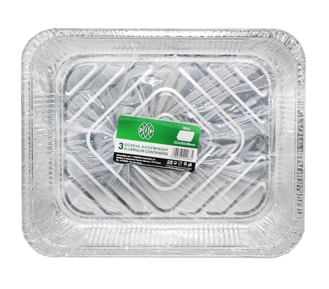 Pip Aluminium Containers 322X262X50Mm