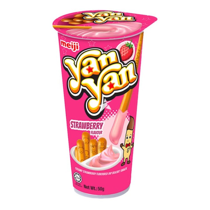 Meiji Yan Yan Strawberry Flavour 50Gr