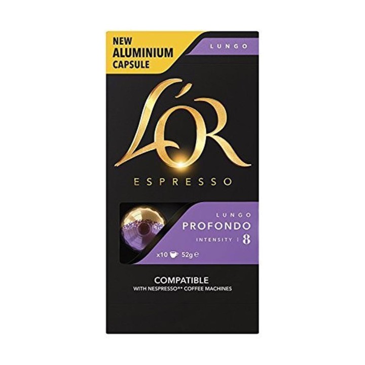 Lor Espresso Lungo Coffee Capsules 10x5.2gr