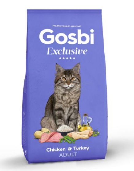 Gosbi Exclusive Cat Chicken & Turkey Adult - 1.5 Kg