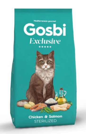Gosbi Exclusive Cat Chicken & Salmon Sterilized - 1.5 Kg