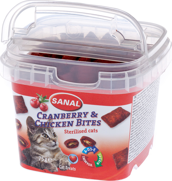 Sanal Cranberry & Chicken Bites - 70gr