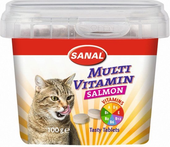 Sanal Cat Multivitamin Salmon Cup - 100gr