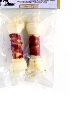 Viking Rawhide Bone White Chicken 14Cm 2Pcs - 700gr