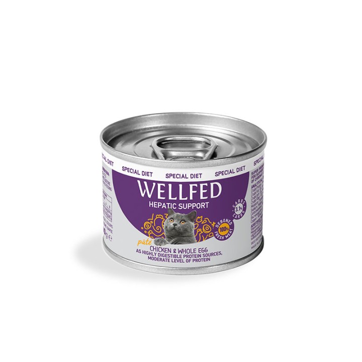 Wellfed Hepatic Support Pate With Chicken And Egg - 200gr
