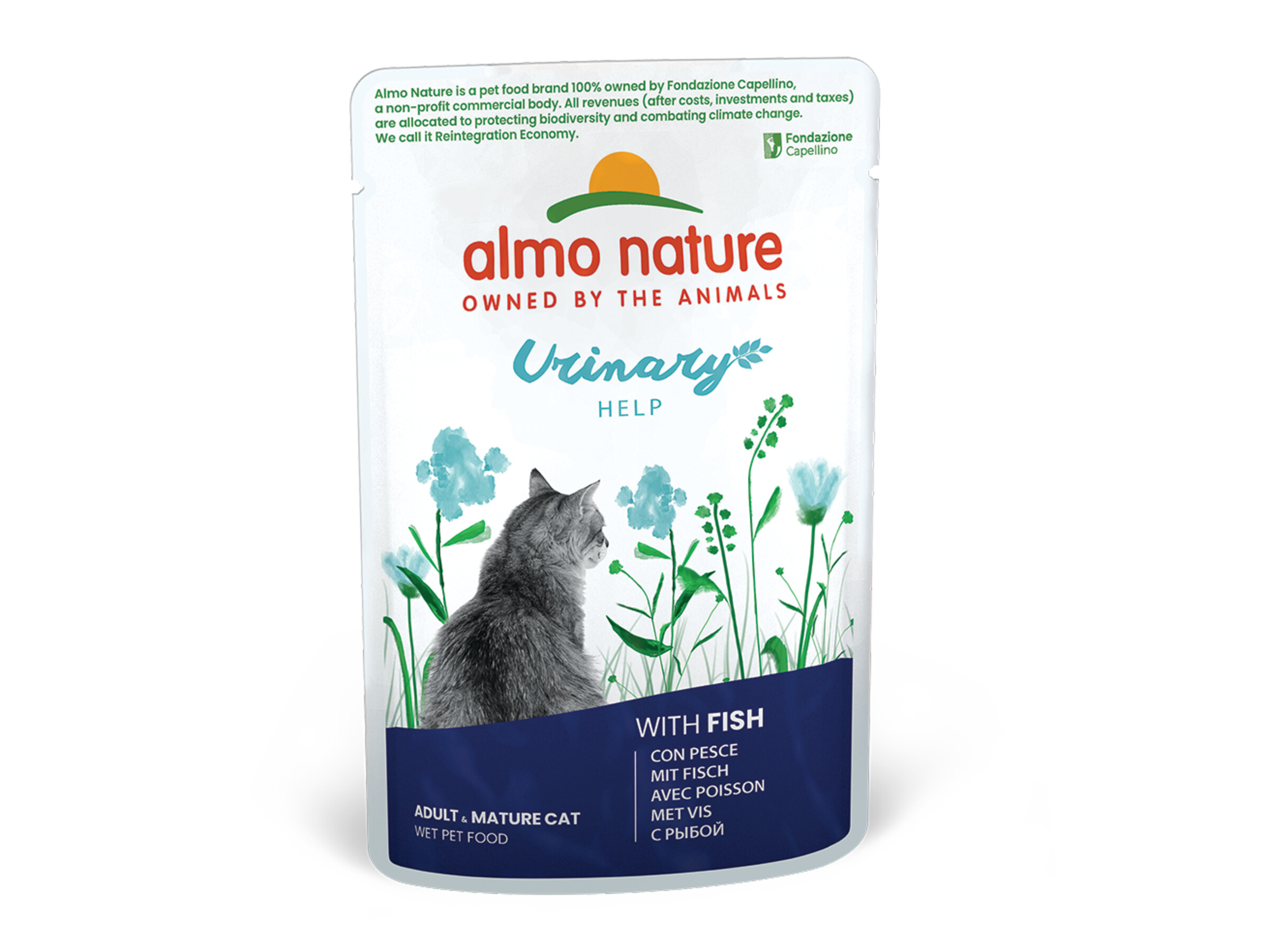 Almo Cat Nature Urinary Fish - 70gr