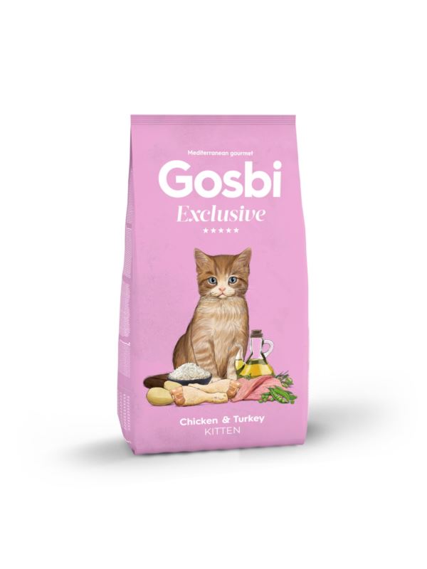 Gosbi Exclusive Cat Chicken & Turkey For Kitten - 400gr