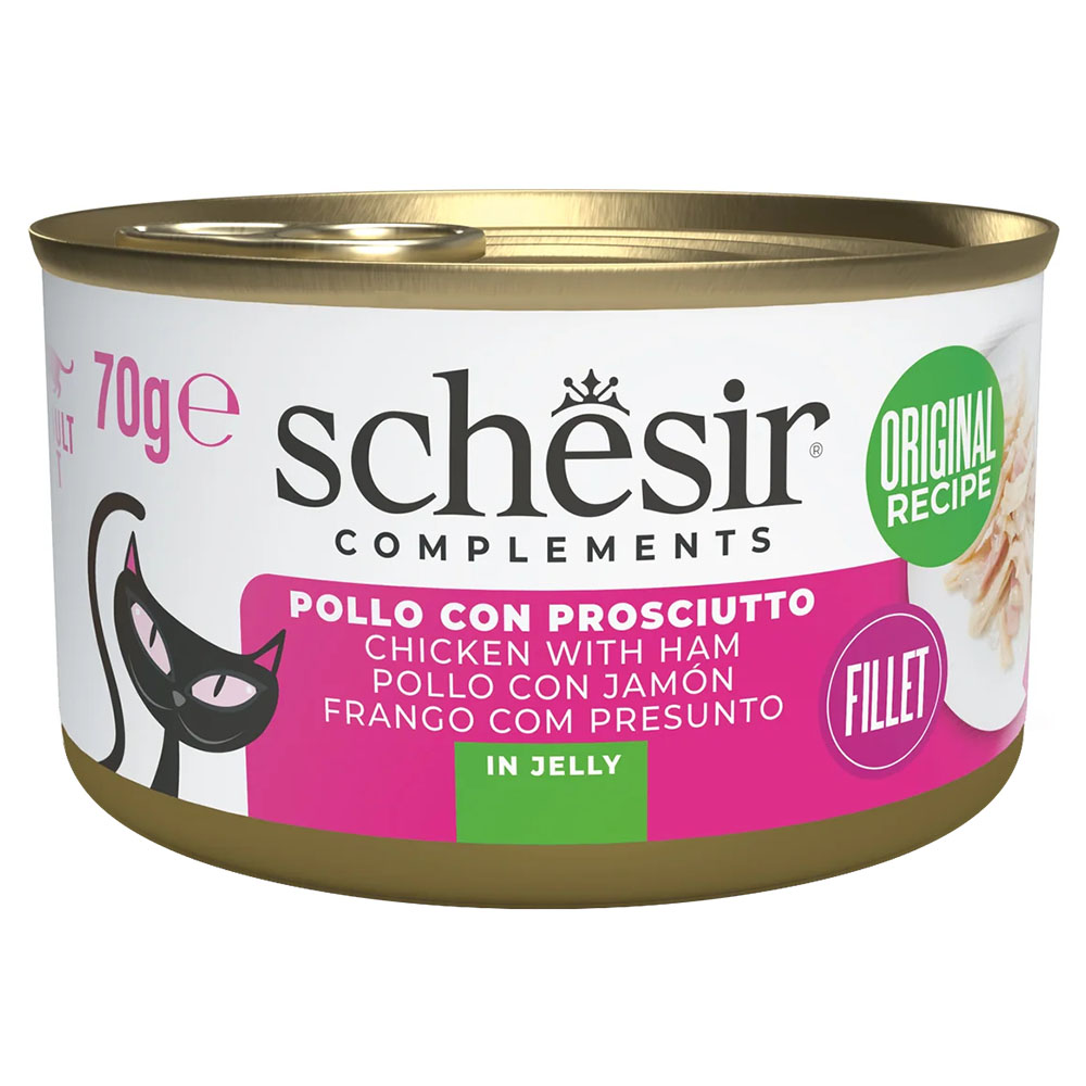 Schesir Chicken Fillets With Ham In Jelly - 70gr
