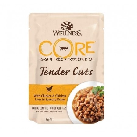 Wellness Core Tender Cuts With Chicken And Chicken Liver For Cat - 85gr