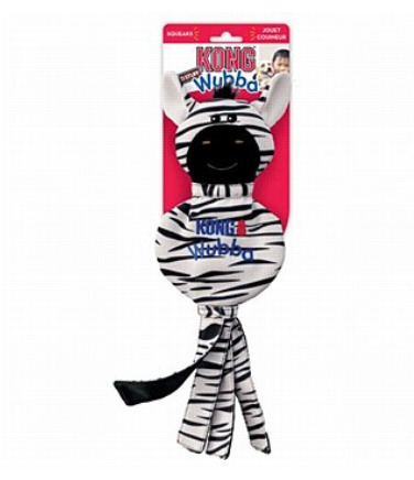 Kong Wubba No Stuff Zebra