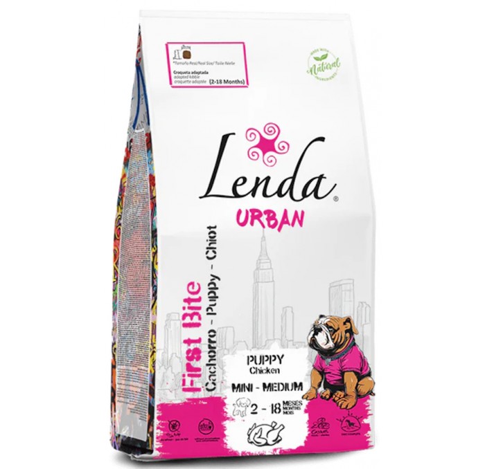 Lenda Urban Dog Puppy First Bite With Chicken - 10 Kg