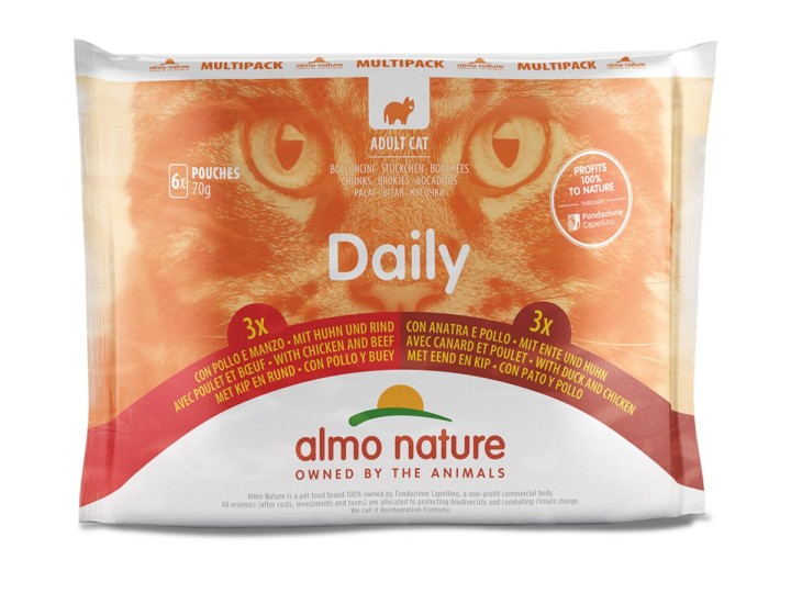 Almo Nature Multipack Chicken With Beef And Chicken With Duck - 42gr
