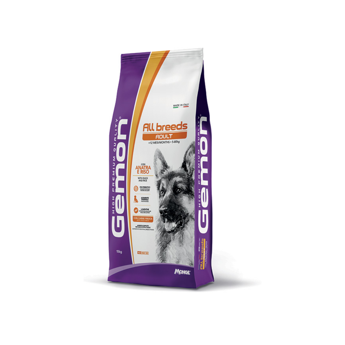 Gemon Dog Food Adult All Breeds Duck - 20 Kg
