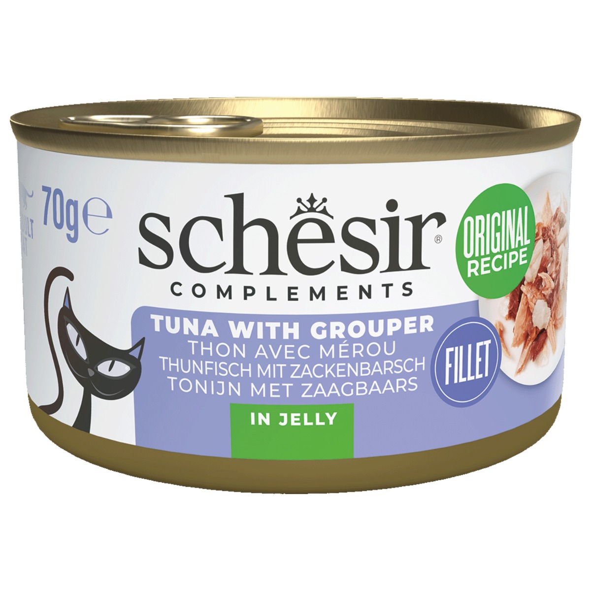 Schesir Tuna With Grouper In Jelly - 70gr