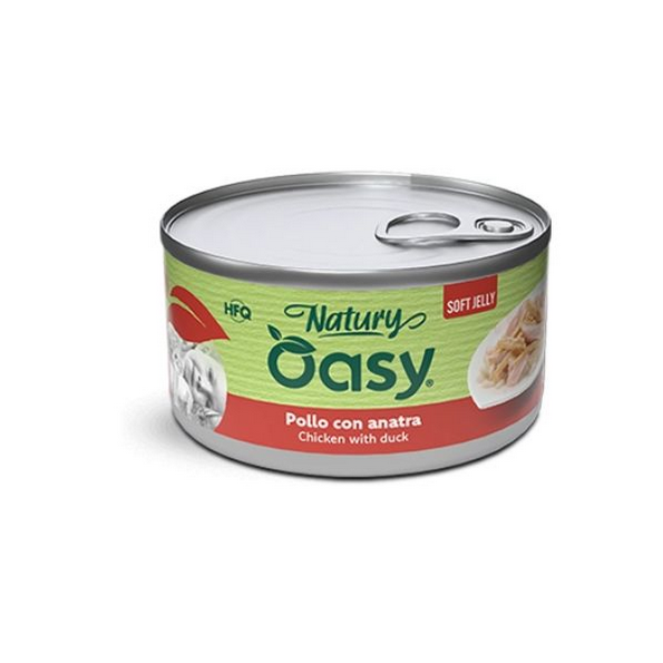 Oasy Natury Chicken With Duck In Soft Jelly - 85gr