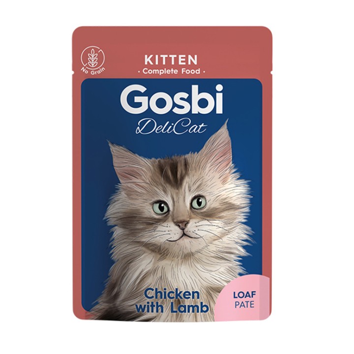 Gosbi Delicat Kitten Chicken With Lamb Pate - 70gr